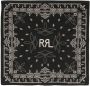 Ralph Lauren RRL Sjaal met logoprint Zwart - Thumbnail 1
