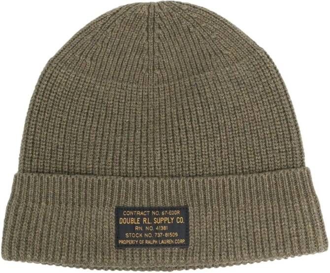 Ralph Lauren RRL Muts met logopatch Groen