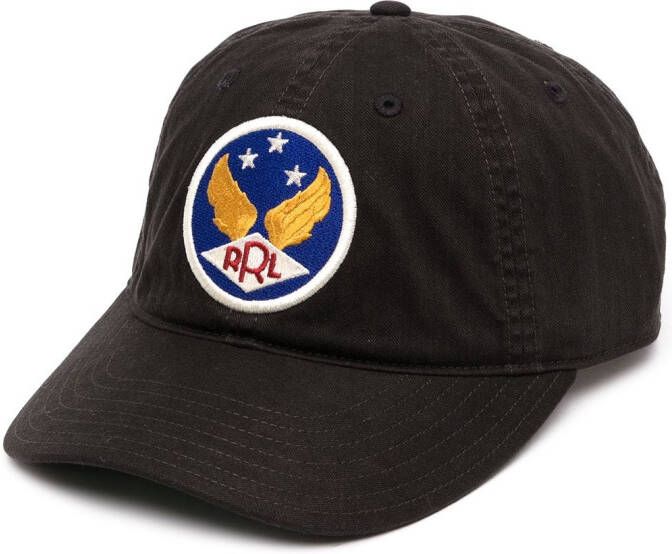 Ralph Lauren RRL Pet met logopatch Zwart