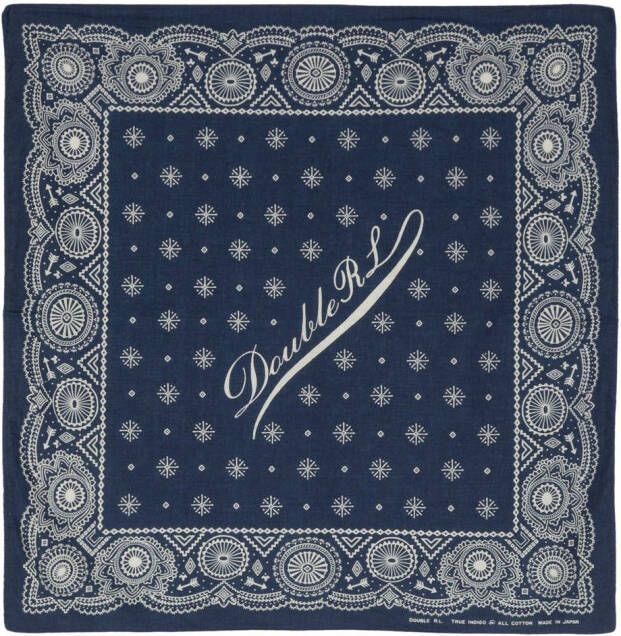Ralph Lauren RRL Sjaal met sterprint Blauw