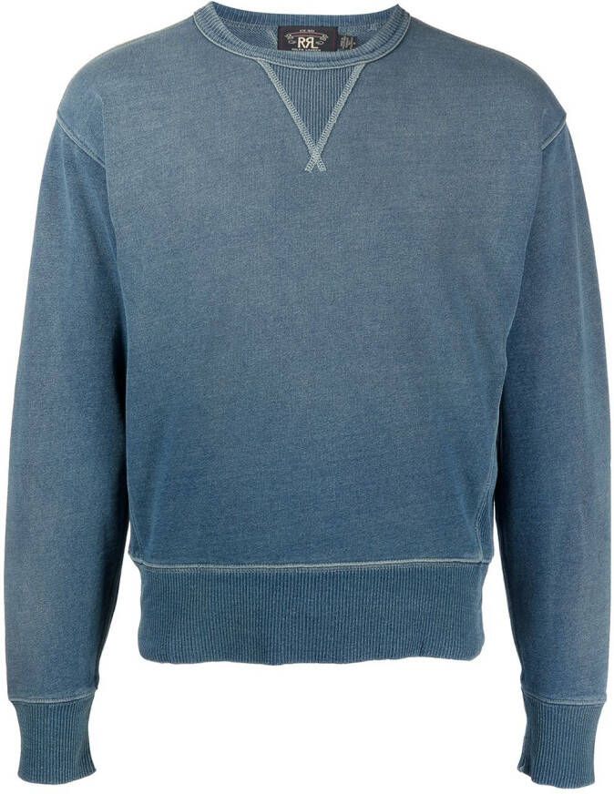 Ralph Lauren RRL Sweater van badstof Blauw