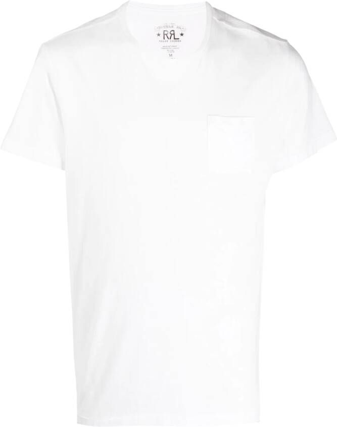 Ralph Lauren RRL T-shirt met borstzak Wit