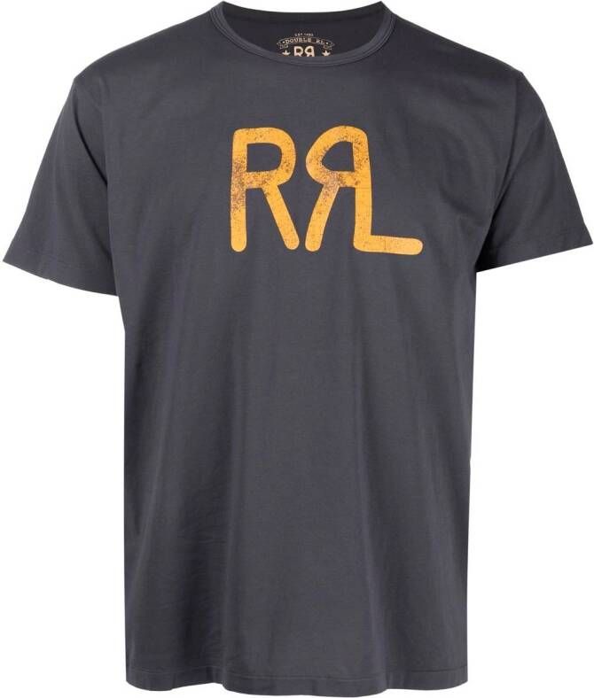 Ralph Lauren RRL T-shirt met logoprint Blauw