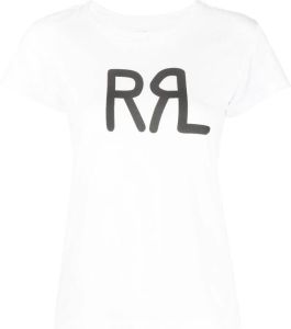 Ralph Lauren RRL T-shirt met logoprint Wit