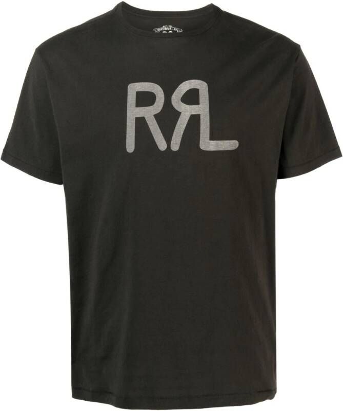 Ralph Lauren RRL T-shirt met logoprint Zwart