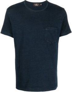 Ralph Lauren RRL T-shirt met opgestikte zak Blauw
