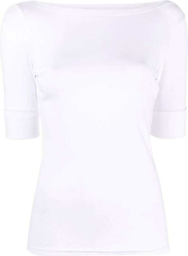 Lauren Ralph Lauren Top met boothals Wit