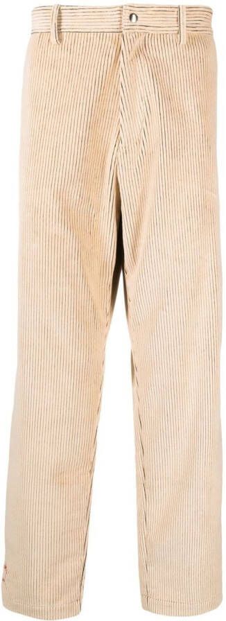 RANRA Ribfluwelen broek Beige