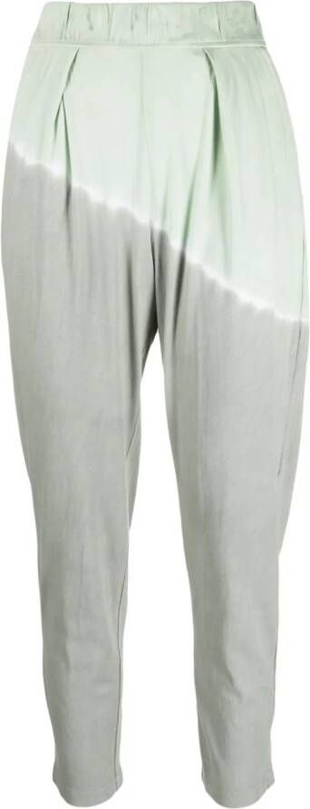 Raquel Allegra Broek met tie-dye print Groen