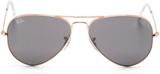 Ray-Ban Zonnebril met piloten montuur Goud