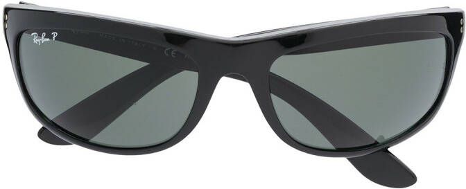 Ray-Ban Balorama zonnebril met rechthoekig montuur Zwart