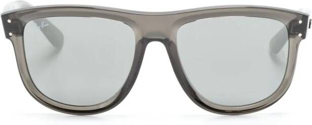 Ray-Ban Boyfriend Reverse zonnebril met vierkant montuur Grijs