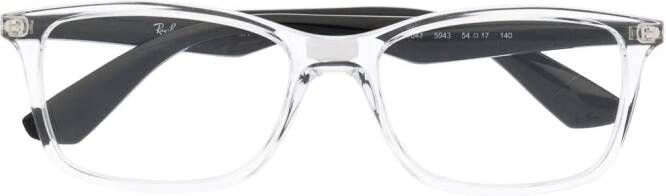 Ray-Ban Bril met vierkant montuur Beige