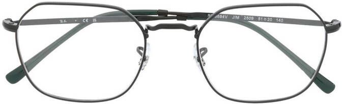 Ray-Ban Jim bril met rond montuur Zwart