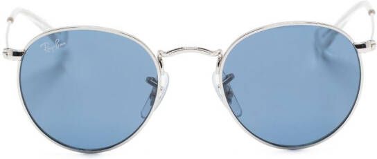 RAY-BAN JUNIOR Zonnebril met rond montuur Zilver