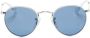 RAY-BAN JUNIOR Zonnebril met rond montuur Zilver - Thumbnail 1