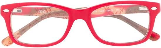 RAY-BAN JUNIOR Bril met vierkant montuur Rood