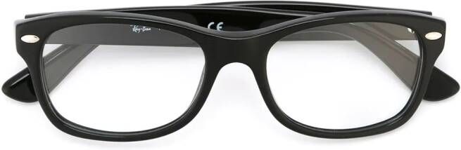 RAY-BAN JUNIOR rectangular frame glasses Zwart