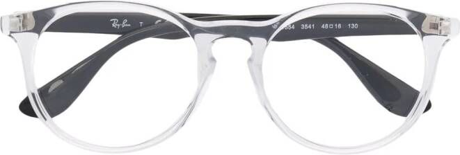 RAY-BAN JUNIOR Zonnebril met rond montuur Zwart