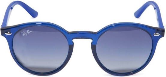 RAY-BAN JUNIOR Zonnebril met rond montuur Blauw