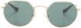 RAY-BAN JUNIOR Zonnebril met rond montuur Goud - Thumbnail 1