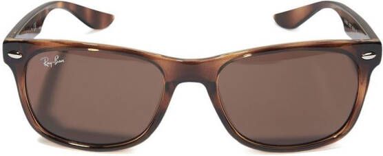 RAY-BAN JUNIOR Zonnebril met schildpadschild design Bruin