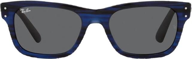 Ray-Ban 0RB2283 zonnebril met rechthoekig montuur Blauw