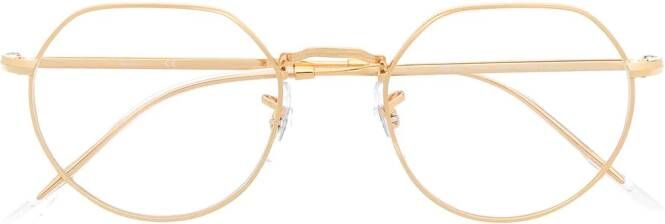 Ray-Ban Bril met rond montuur Goud