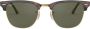 Ray-Ban Clubmaster Classic zonnebril Bruin - Thumbnail 2