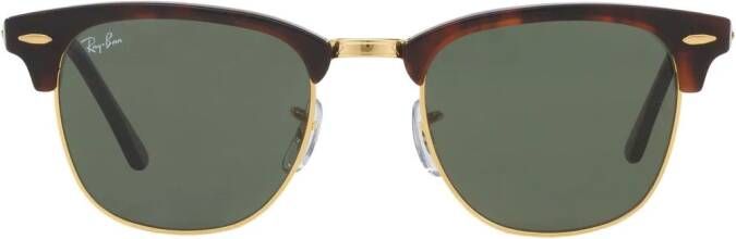 Ray-Ban clubmaster zonnebril Bruin