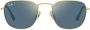 Ray-Ban Frank zonnebril Goud - Thumbnail 1