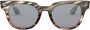 Ray-Ban Meteor zonnebril met gestreept montuur Grijs - Thumbnail 1