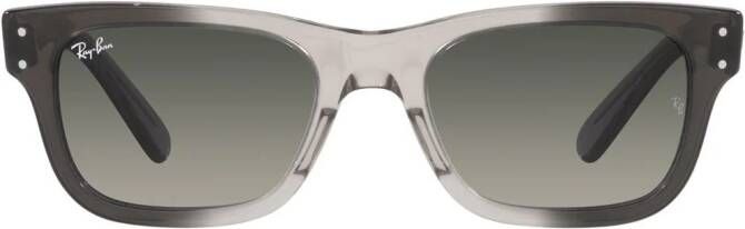 Ray-Ban Mr Burbank zonnebril met vierkant montuur Grijs