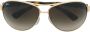Ray-Ban oversized zonnebril Goud - Thumbnail 1