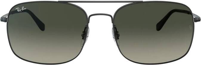 Ray-Ban RB3611 zonnebril met vierkant montuur Zwart