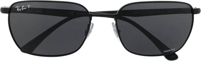 Ray-Ban RB3684 zonnebril met rechthoekig montuur Zwart
