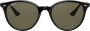Ray-Ban RB4305 zonnebril met rond montuur Zwart - Thumbnail 1