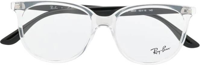 Ray-Ban RB4378 bril met vierkant montuur Wit