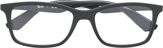 Ray-Ban rectangle frame glasses Zwart