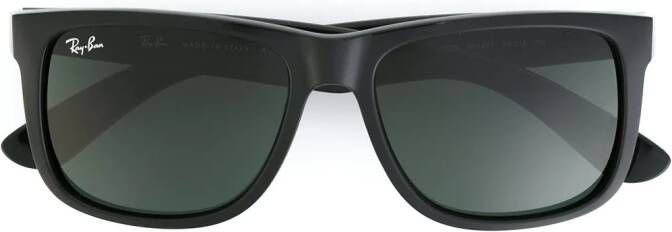 Ray-Ban Justin zonnebril met vierkant montuur Zwart