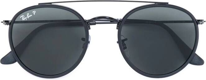Ray-Ban round frame sunglasses Zwart