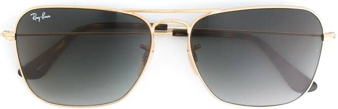 Ray-Ban vierkante zonnebril Goud