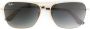 Ray-Ban vierkante zonnebril Goud - Thumbnail 1