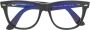 Ray-Ban Zonnebril met wayfarer montuur Zwart - Thumbnail 1
