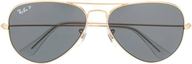 Ray-Ban Zonnebril met piloten montuur Goud