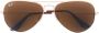 Ray-Ban Zonnebril met piloten montuur Goud - Thumbnail 1