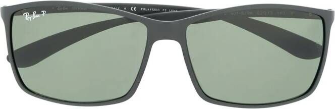 Ray-Ban Zonnebril met rechthoekig montuur Zwart