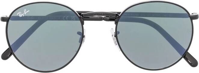 Ray-Ban Zonnebril met rond montuur Zwart