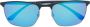 Ray-Ban Zonnebril met vierkant montuur Blauw - Thumbnail 1