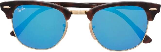 Ray-Ban Zonnebril met vierkant montuur Bruin